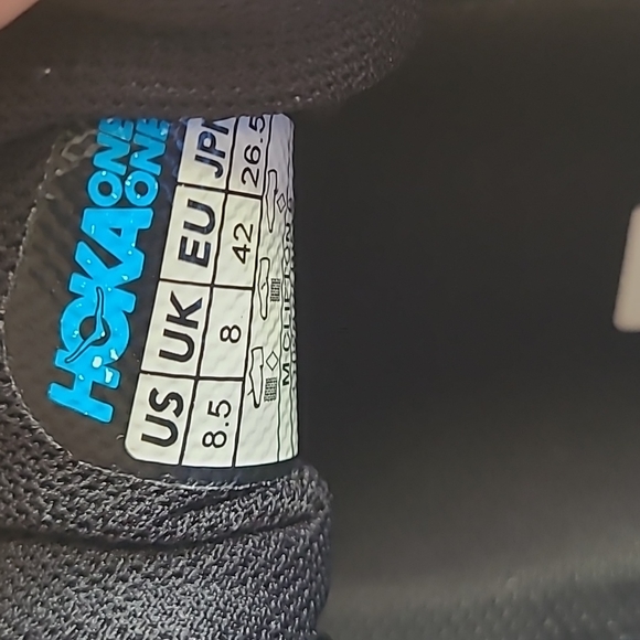 Hoka One One Clifton 6 Black and White - Picture 9 of 9